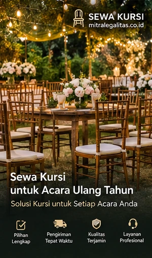 Sewa Kursi Olivia: Kapan Model Ini Cocok untuk Acara?