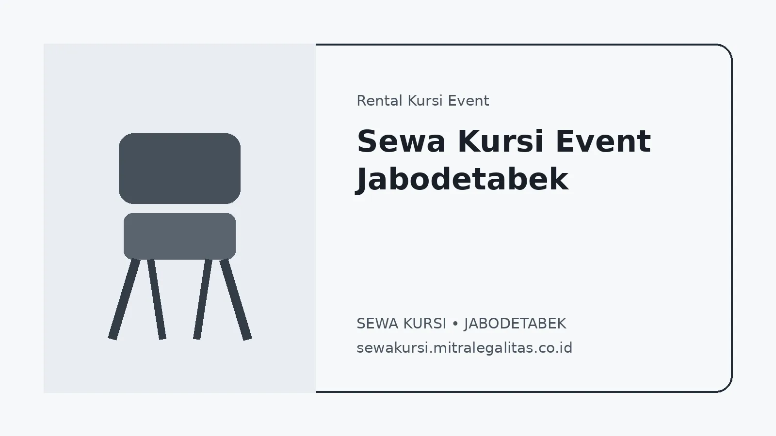 Sewa Kursi Event Jabodetabek